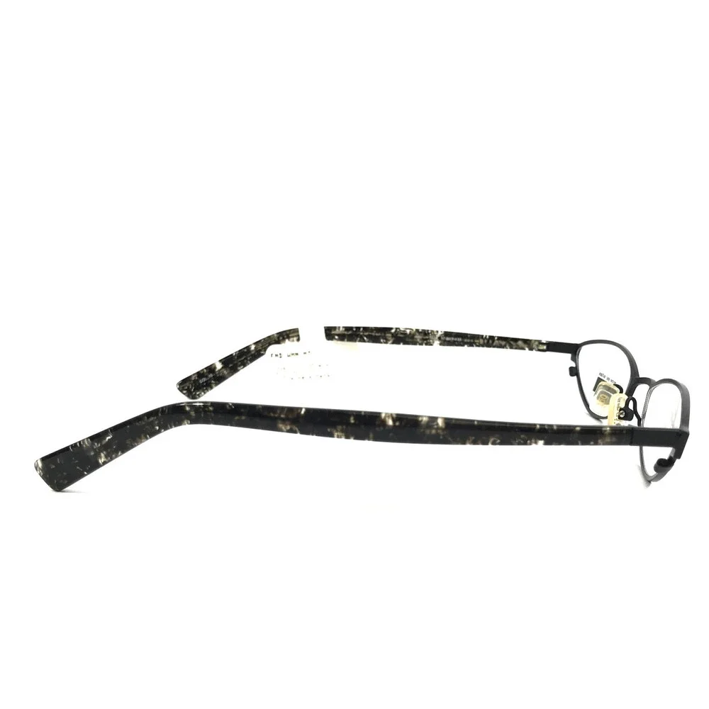 ogi Petite Eyeglasses Frames 9018 COL. 10 Black Marble Wire Rim 50-19-135